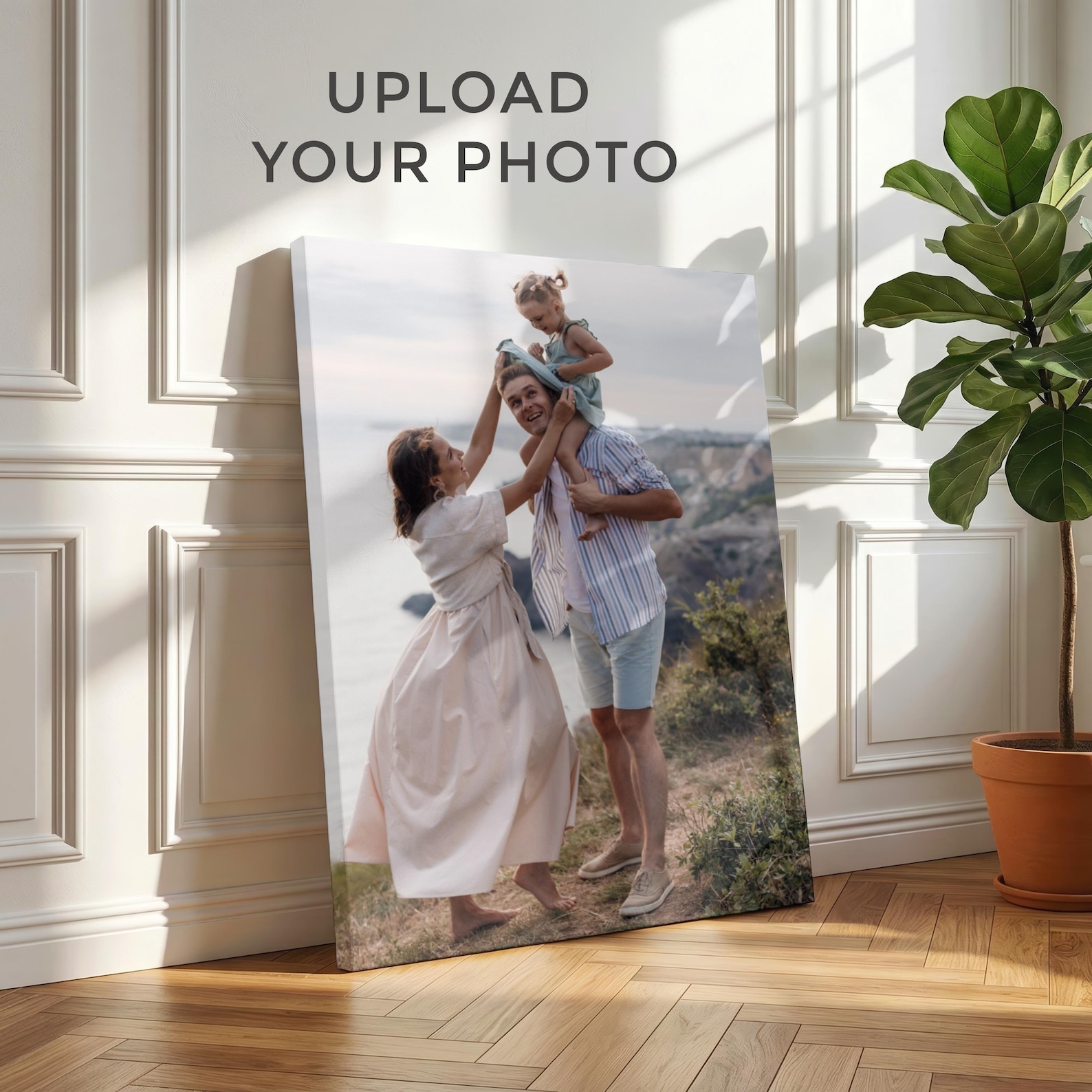 Home Decor Design - Toile photo personnalisée, Art mural familial