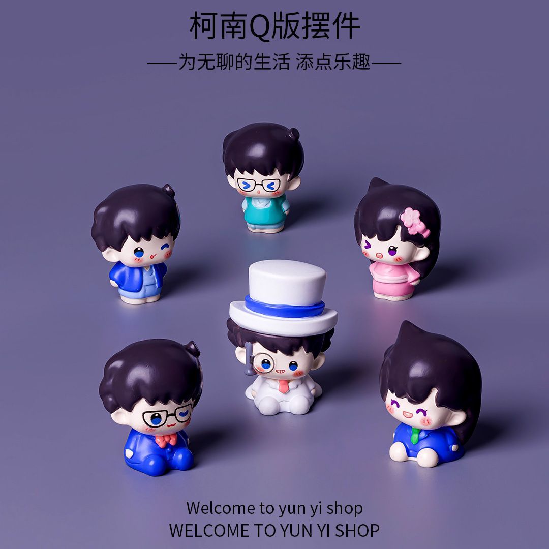 Home Decor Reviews - Figurines en résine de Détective Conan,