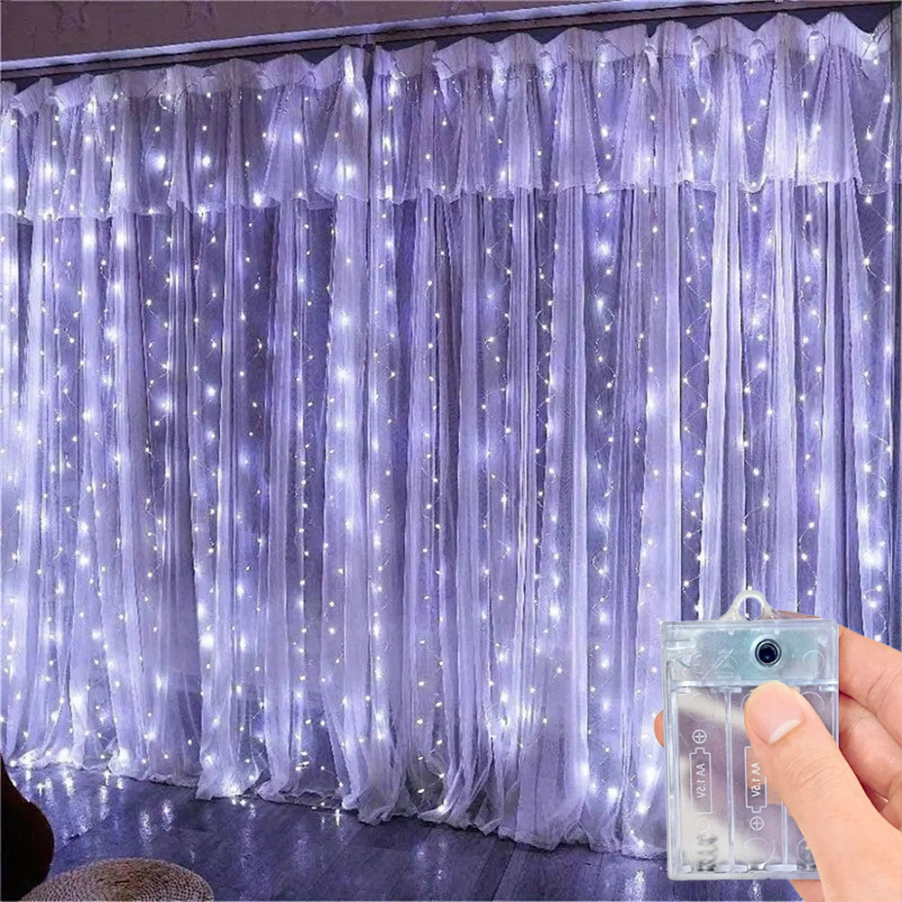String Curtain Light - Guirlande lumineuse à rideaux 100-600 LED,
