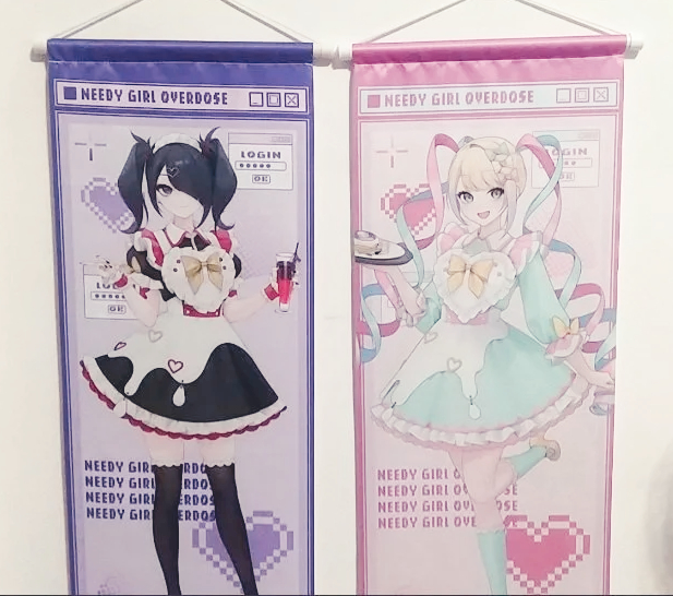 Home Decor Games Free - Panneau Décoratif Anime Rain NEEDY GIRL