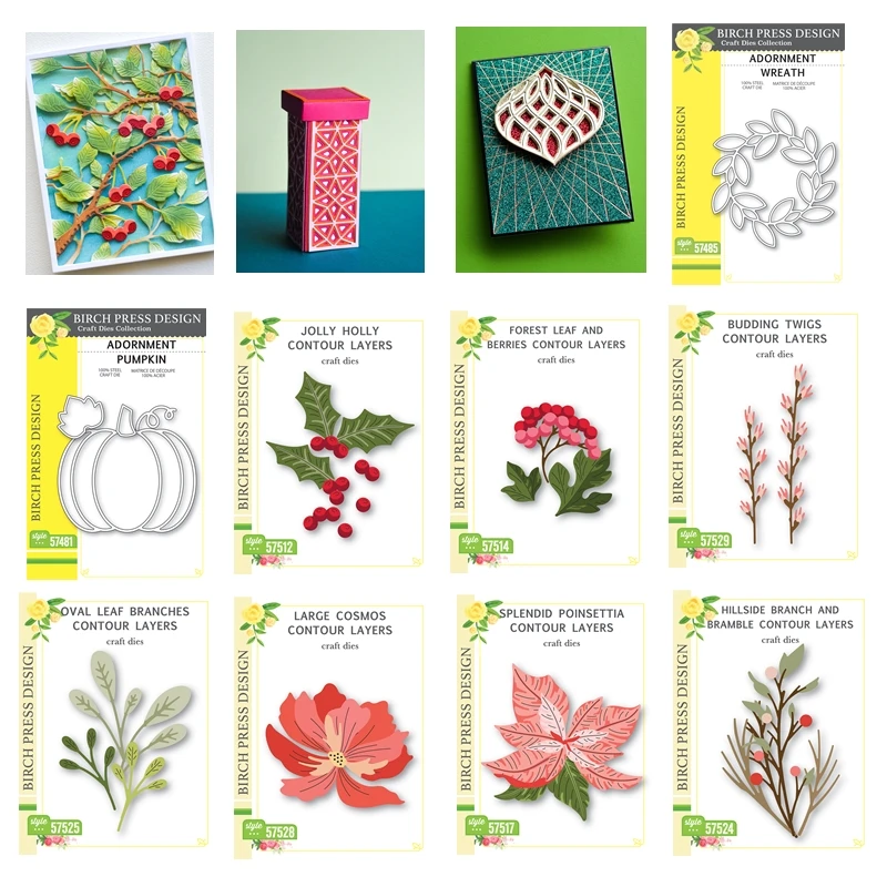 Pressed Flower Frame - Matrices de découpe de couches de