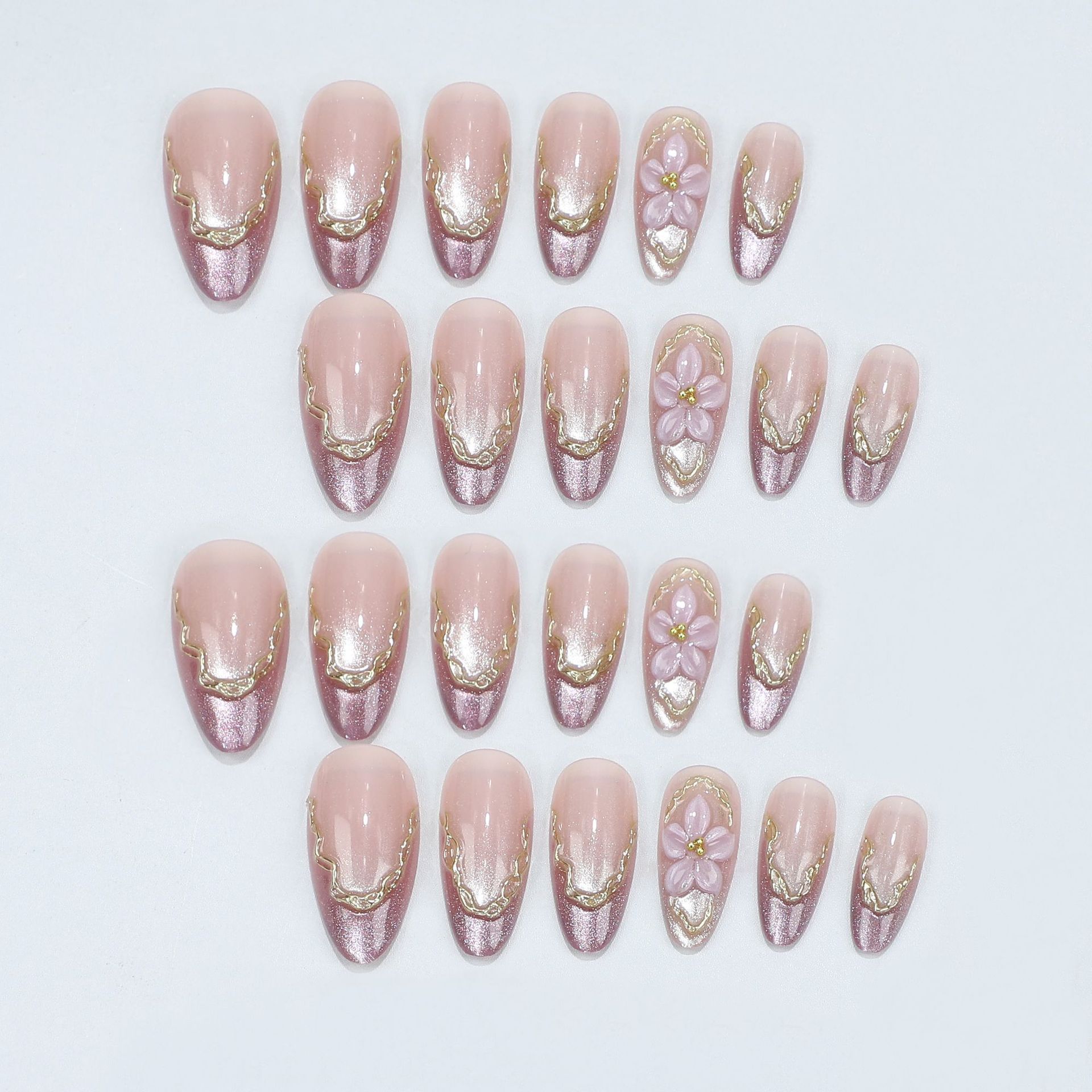Faux ongles 3D à motifs florau - Pressed Flower Frame avis et prix