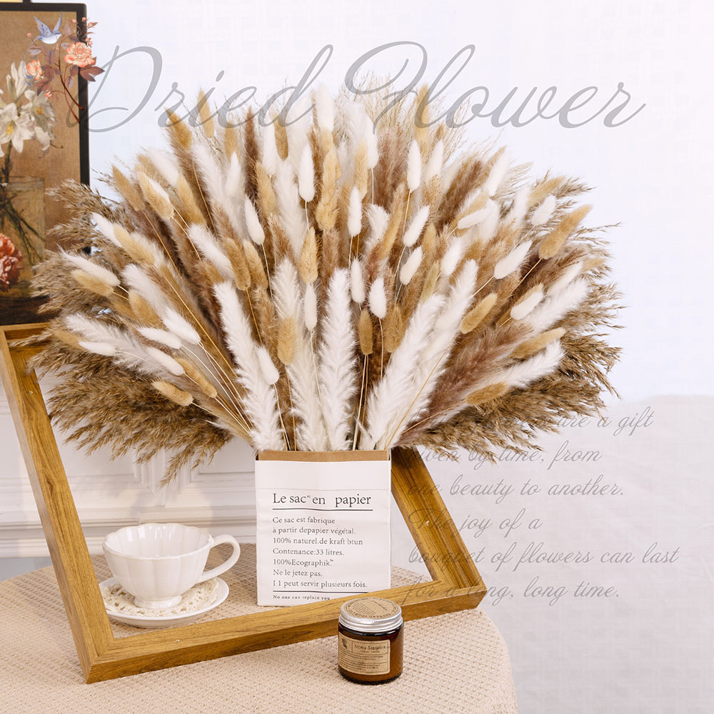 320 pièces de fleurs séchées m - Pampas Grass Decor avis et prix