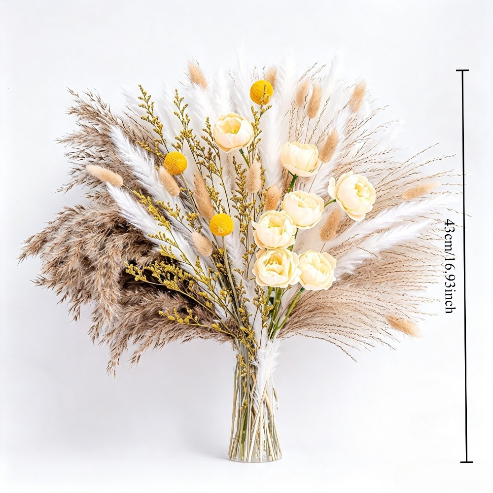 Bouquet de fleurs séchées méla - Pampas Grass Decor avis et prix