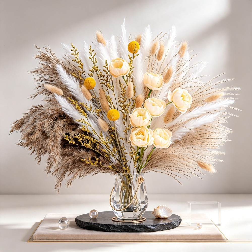 Bouquet de fleurs séchées méla - Pampas Grass Decor avis et prix