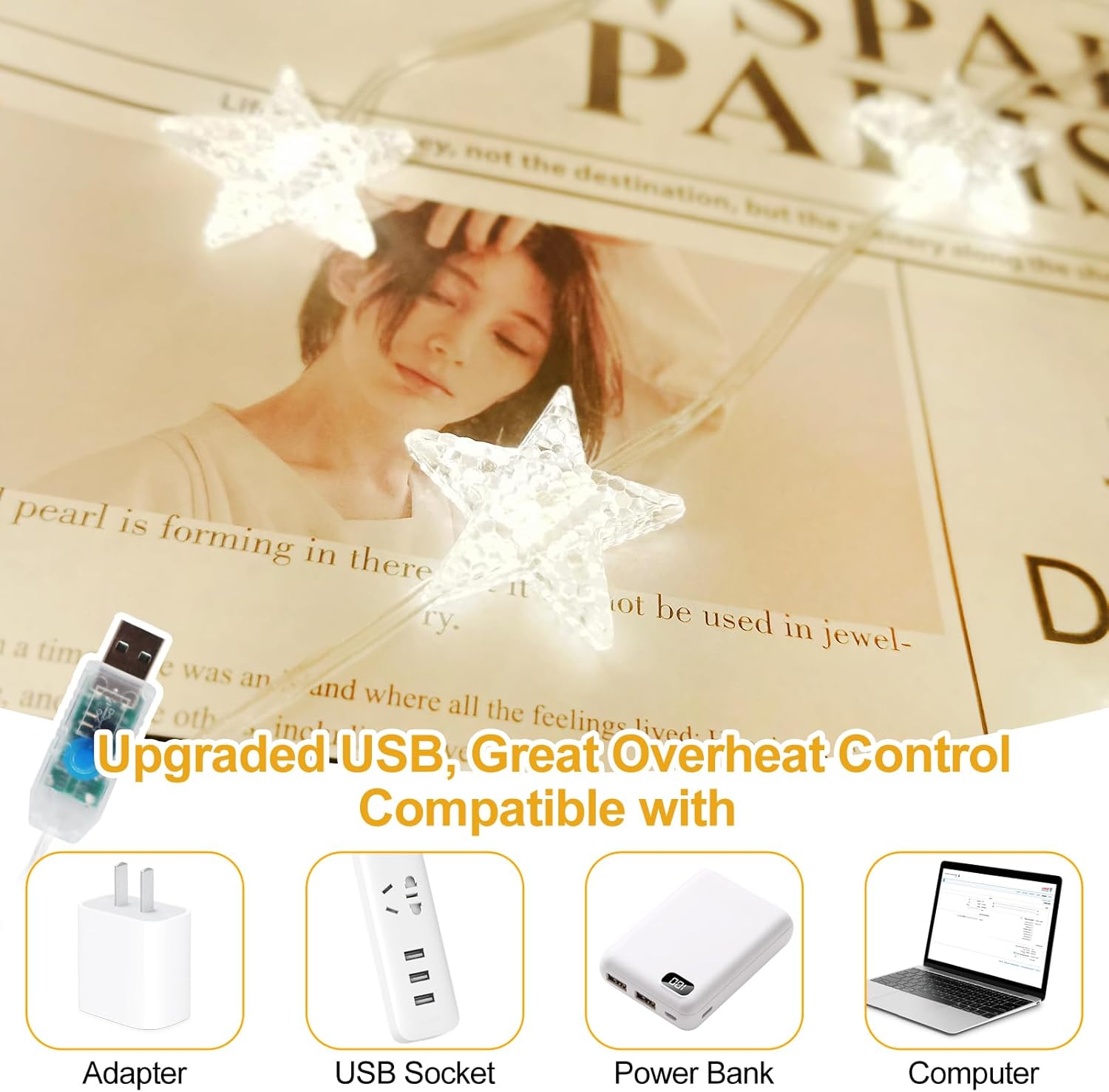 Rideau lumineux suspendu en fo - String Curtain Light avis et prix