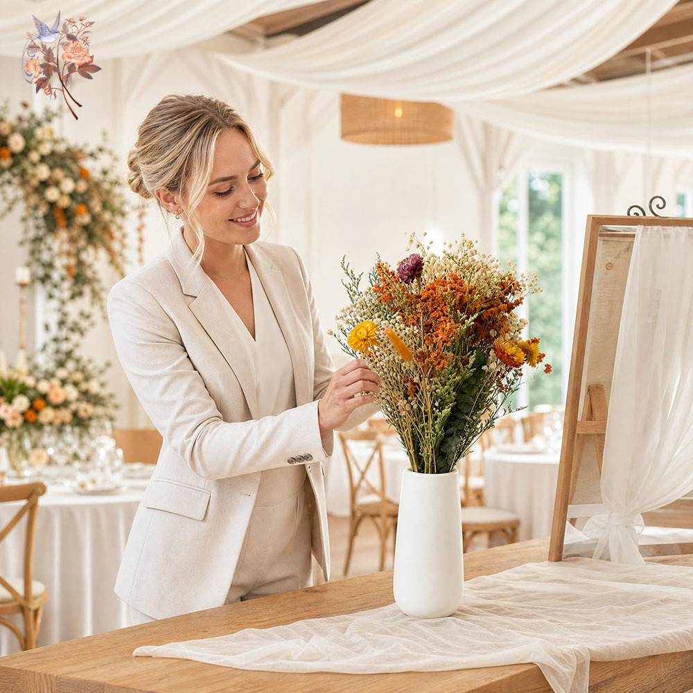 Bouquet de fleurs séchées d'au - Pampas Grass Decor avis et prix