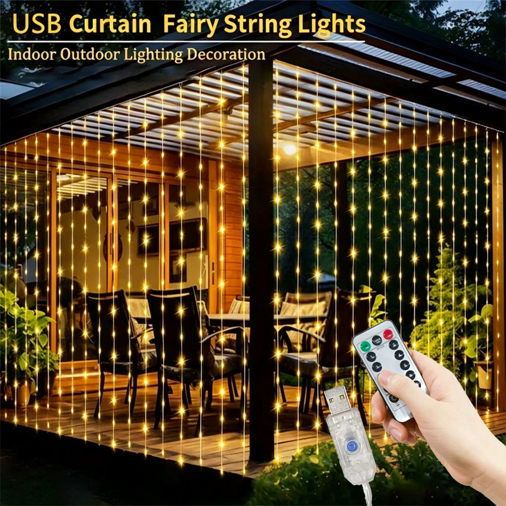 Guirlande lumineuse LED USB po - String Curtain Light avis et prix