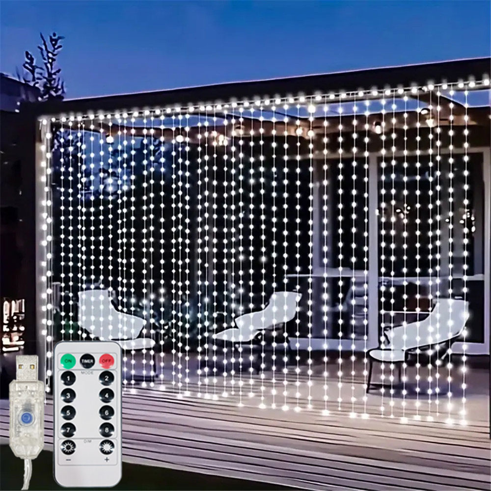Rideau LED USB 3/6M, 8Modes, l - String Curtain Light avis et prix