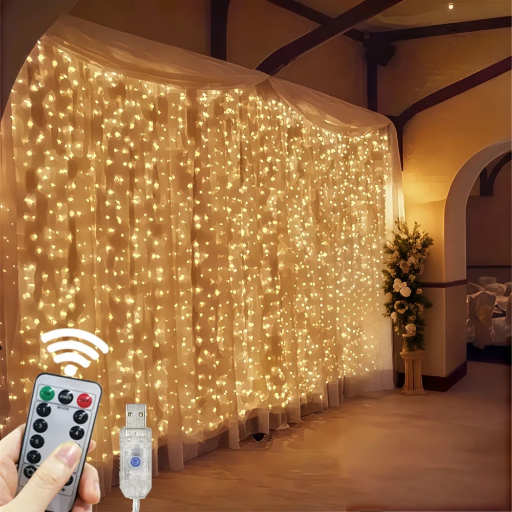 Guirlande lumineuse LED 3/6m,  - String Curtain Light avis et prix