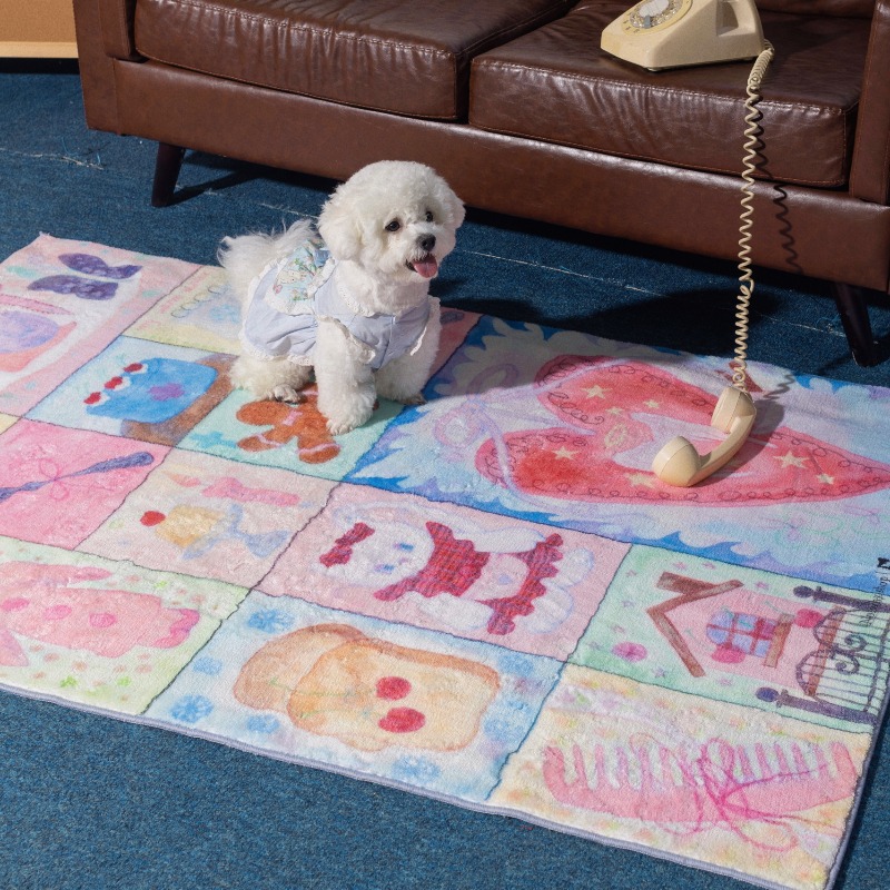 Tapis décoratif à carreaux en  - Home Decor Ig avis et prix